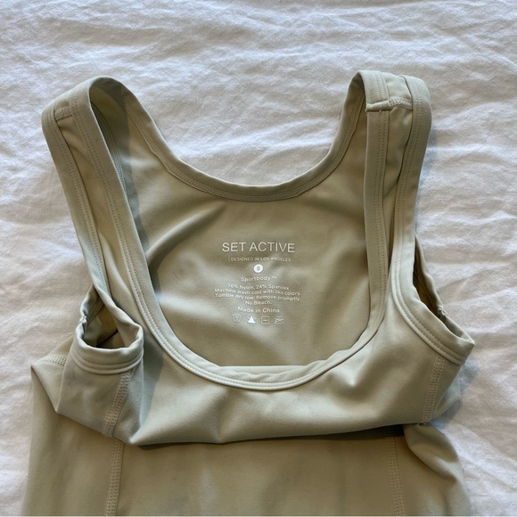 SET Active Pants & Jumpsuits Set Active Sportbody Shortysuit Oat